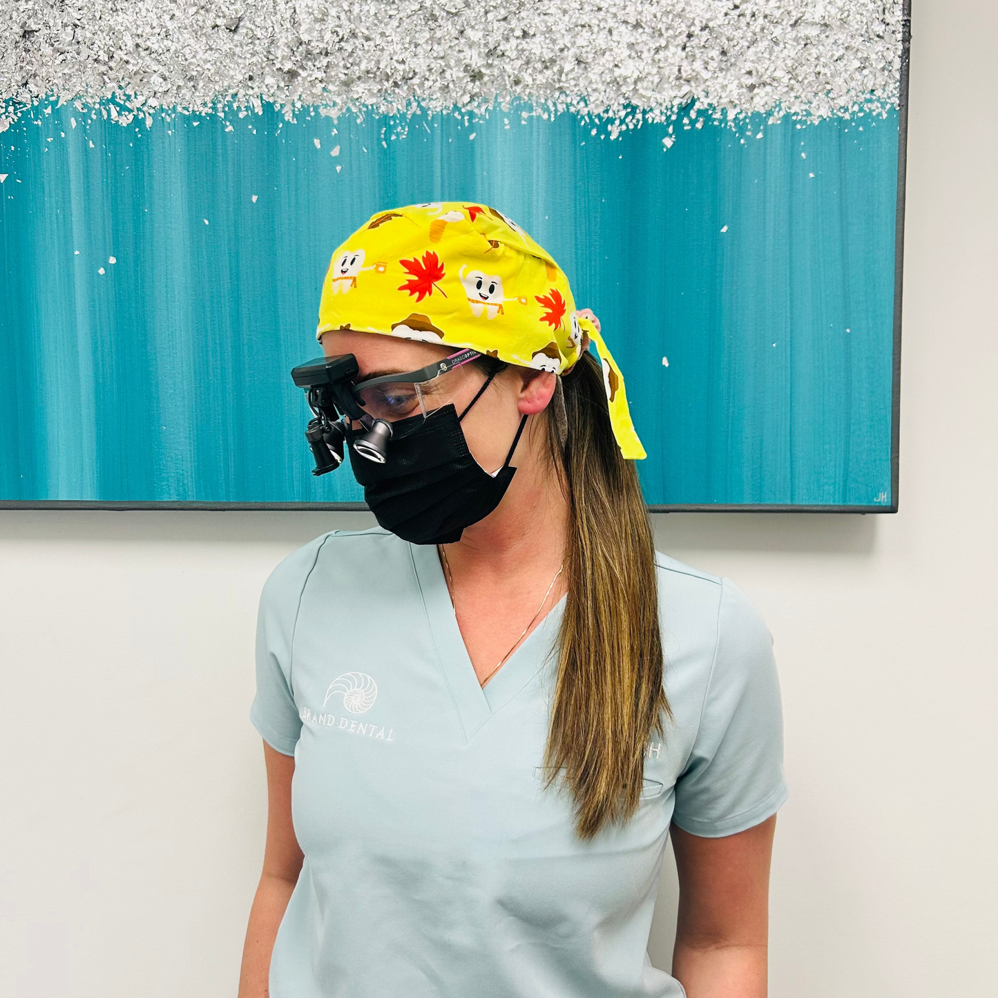 Autumn Smiles | Scrub Cap