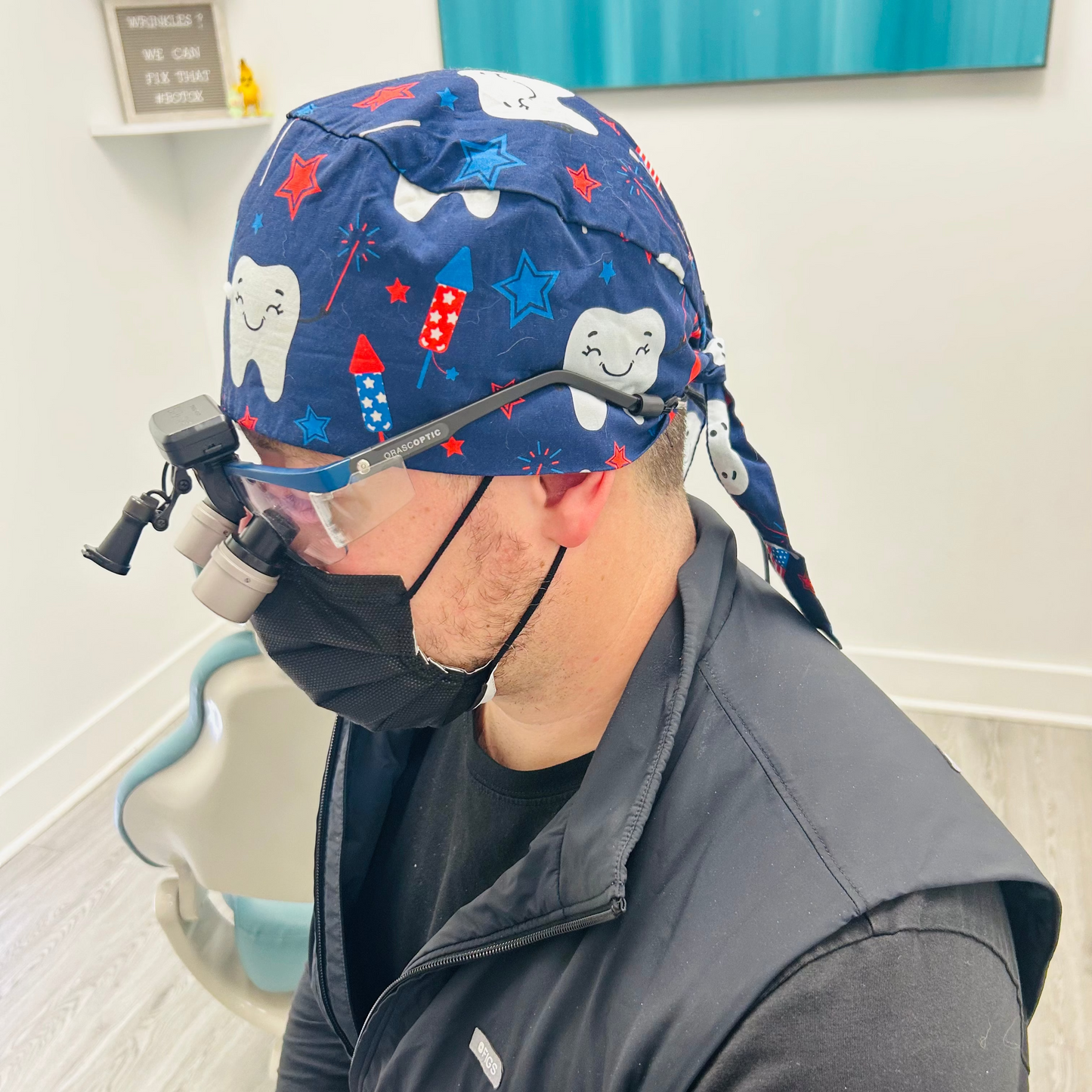 Stars & Stripes | Scrub Cap