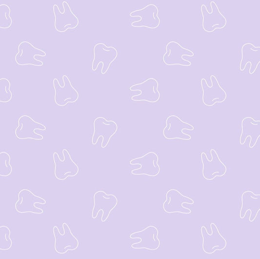 Tooth Party - Purple | Scrub Cap