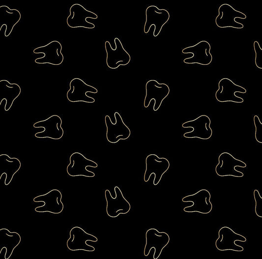 Tooth Party - Black | Headband