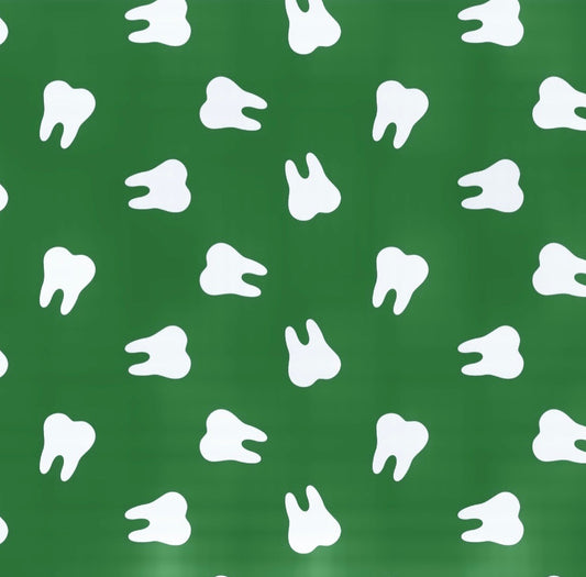 Tooth Party - Green | Scrub Cap