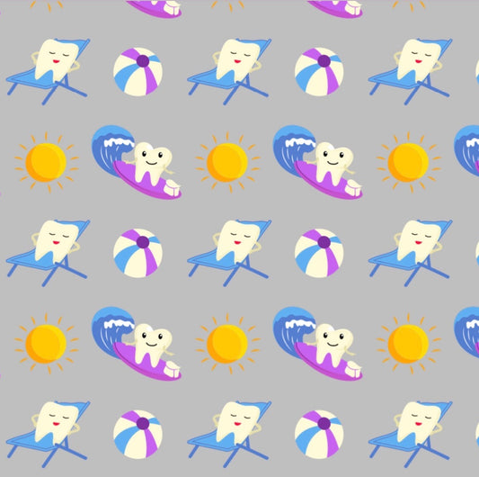 Surfing Teeth | Scrub Cap