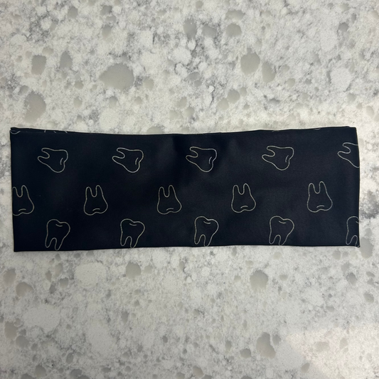 Tooth Party - Black | Headband