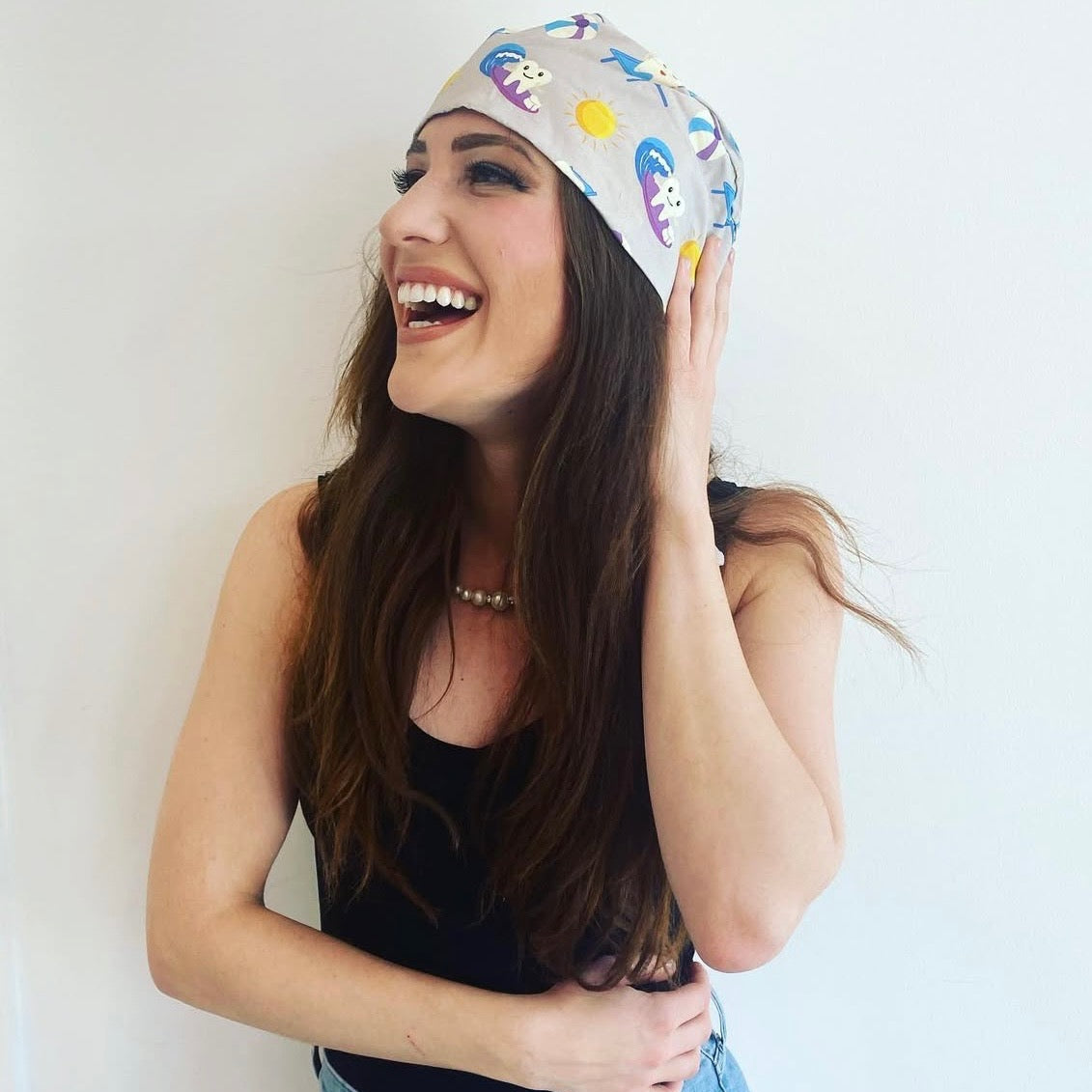 Surfing Teeth | Scrub Cap